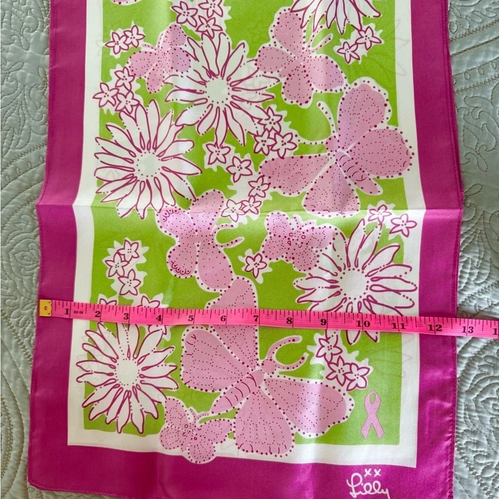 Lilly Pulitzer Pink and Green Floral Wrap